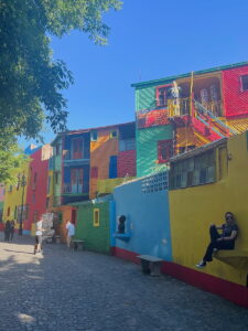 El Caminito in the La Boca neighborhood, Buenos Aires