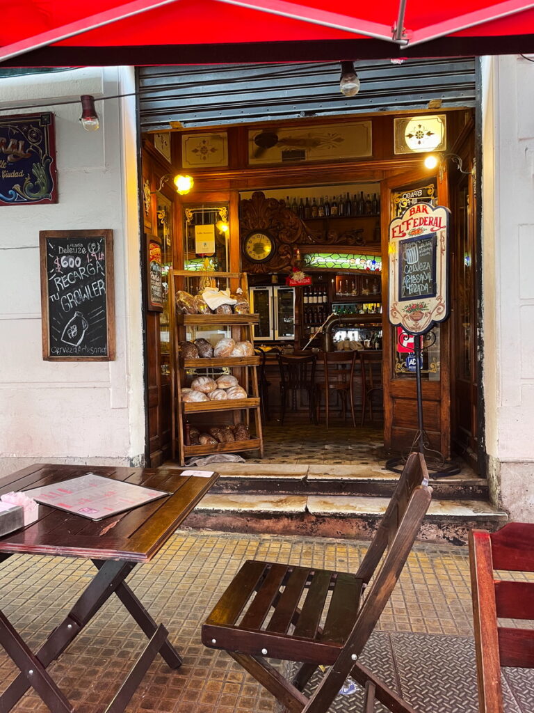 El Federal bar in San Telmo, Buenos Aires