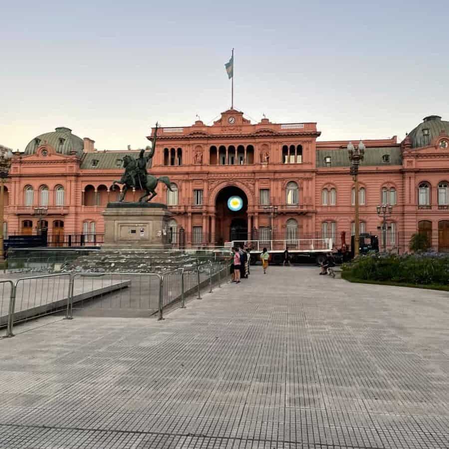 La Casa Rosada, Argentina's government house