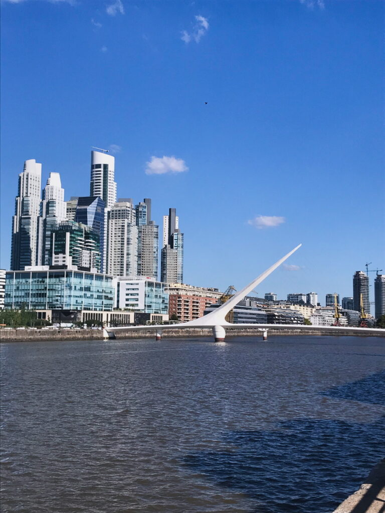 Puente de la Mujer in Buenos Aires