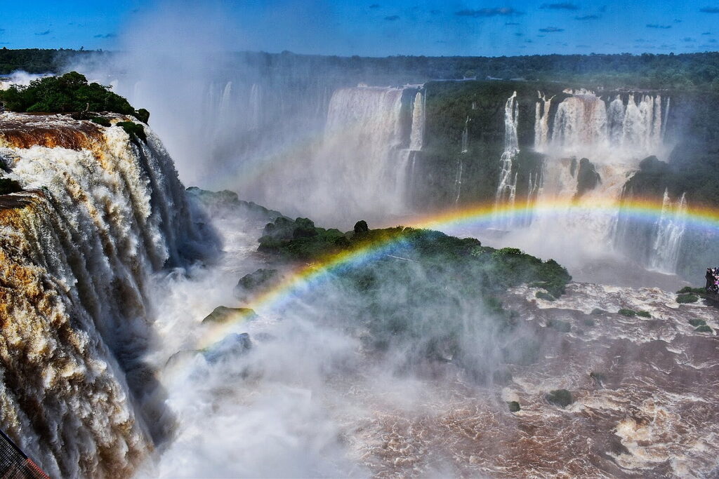 Stunning views of Iguazu Falls on the brzilian side