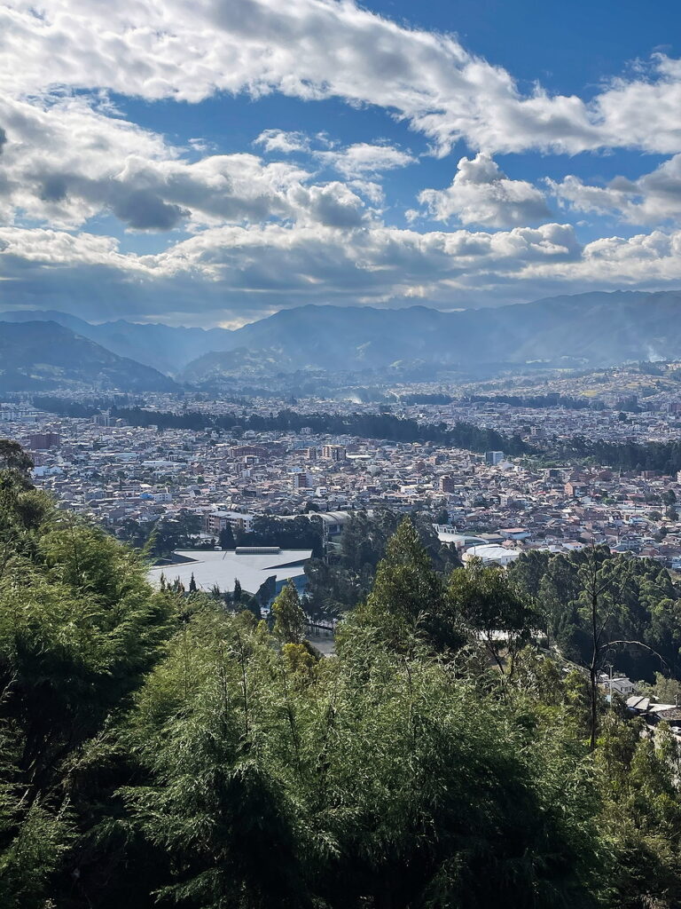 View of Cuenca from El Mirador de Turi