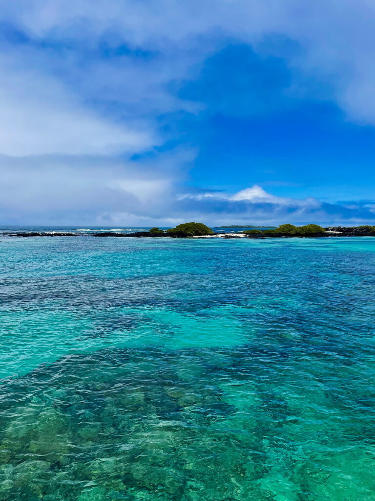 Ocean water at the Galapagos