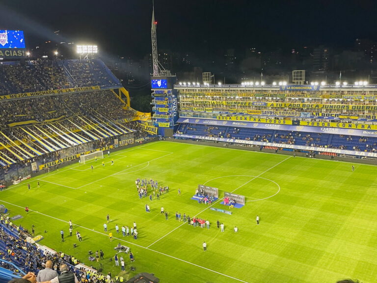 Soccer game at La Bombonera