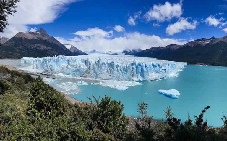 View of the Perito Moreno Glacier in Argentina