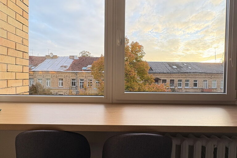 View from apartment in Vilnius